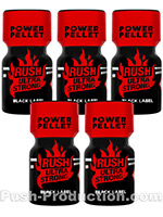 5 x RUSH ULTRA STRONG - BLACK LABEL small - PACK