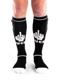 Brutus Fuck Party Socks with Pockets - Black/white