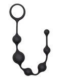 Silicone Anal Wave Beads - Black